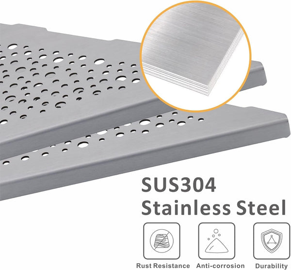 Corner Shower Shelf Brushed Nickel 2 Pack,10" Shelf for Tiled Wall3