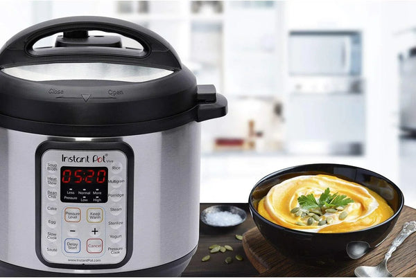 Duo plus 9-In-1 Electric Pressure Cooker, Slow Cooker, Rice Cooker, Steamer, Sauté, Yogurt Maker, Warmer & Sterilizer, Includes App with over 800 Recipes, Stainless Steel/Black, 8 Quart5
