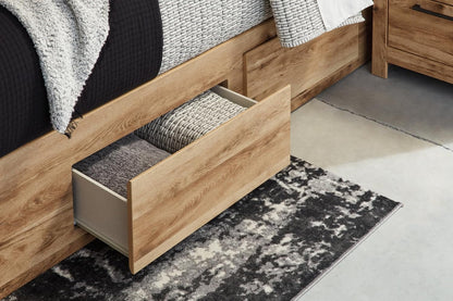 Signature Design by Ashley Queen Platform Bed with Storage Drawers, Tan7