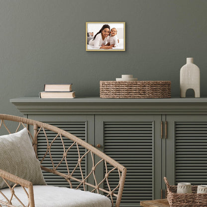 5X7 Rope Picture Frame - Metal - Gold6