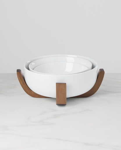24 Seven Porcelain Nesting Bowl Set, 4-Piece7