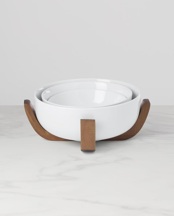 24 Seven Porcelain Nesting Bowl Set, 4-Piece7