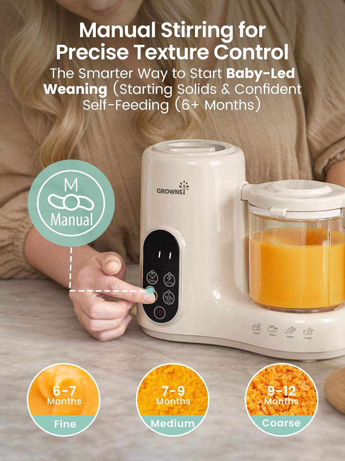 baby-food-maker-processor-with-dual-layer-steam-basket-cream-steamer-blender-healthy-homemade-baby-food-purees-starting-solids-blw-baby-feeding-essentials-6-months
