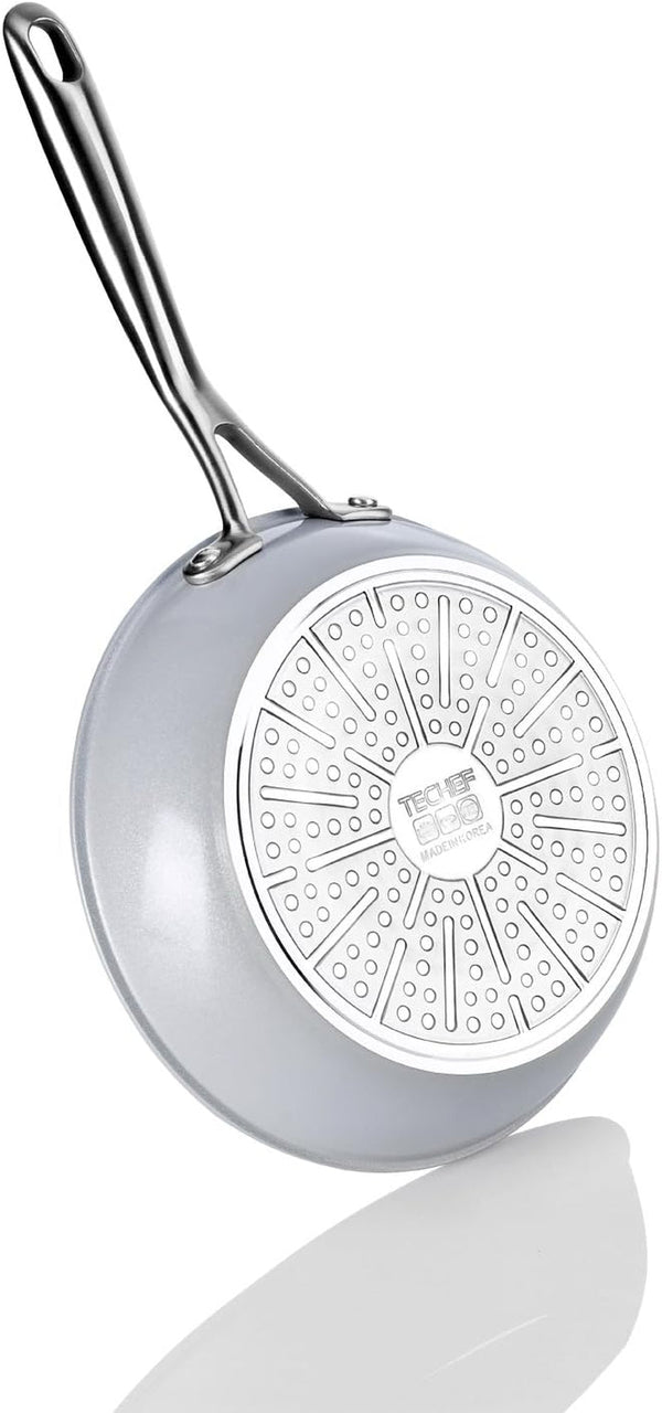 '- Ceraterra - 8 Inch Ceramic Frying Pan – PFAS, PTFE & Pfoa-Free, Toxin-Free Ceramic Coating, Induction-Ready, Oven & Dishwasher Safe, Ceramic Nonstick Frying Pan Made in Korea6