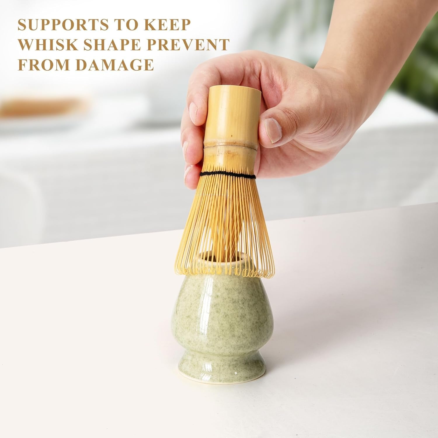 matcha-whisk-set-matcha-making-kit-whisk-chasen-holder-ceramic-whisk-holder-mottled-green-bamboo-scoop-powder-starter-sifter-spoon-japanese-tea-tools-for-ceremony-gift
