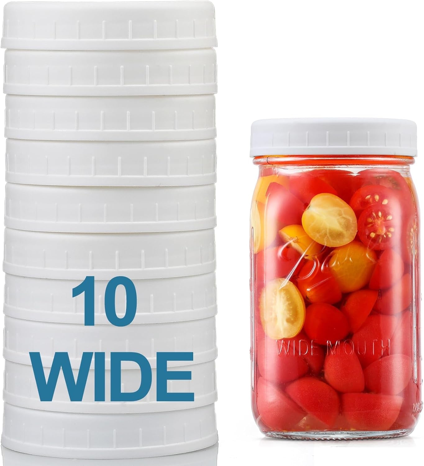 10-pack-wide-mouth-mason-jar-lids-for-ball-kerr-and-more-white-plastic-storage-caps-for-mason-canning-jars-leak-proof-dishwasher-safe-food-grade