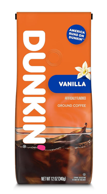 Donuts® French Vanilla Coffee, 12 Oz Bag1