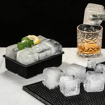 2 Pack Ice Cube Tray, 2" Sphere Ice Ball Mold with Lid & Large Square Maker | Perfect for Whiskey, Cocktails, Bourbon, and Homemade Drinks, Creating Slow-Melting Ice That Keeps Beverages Chilled Longer4