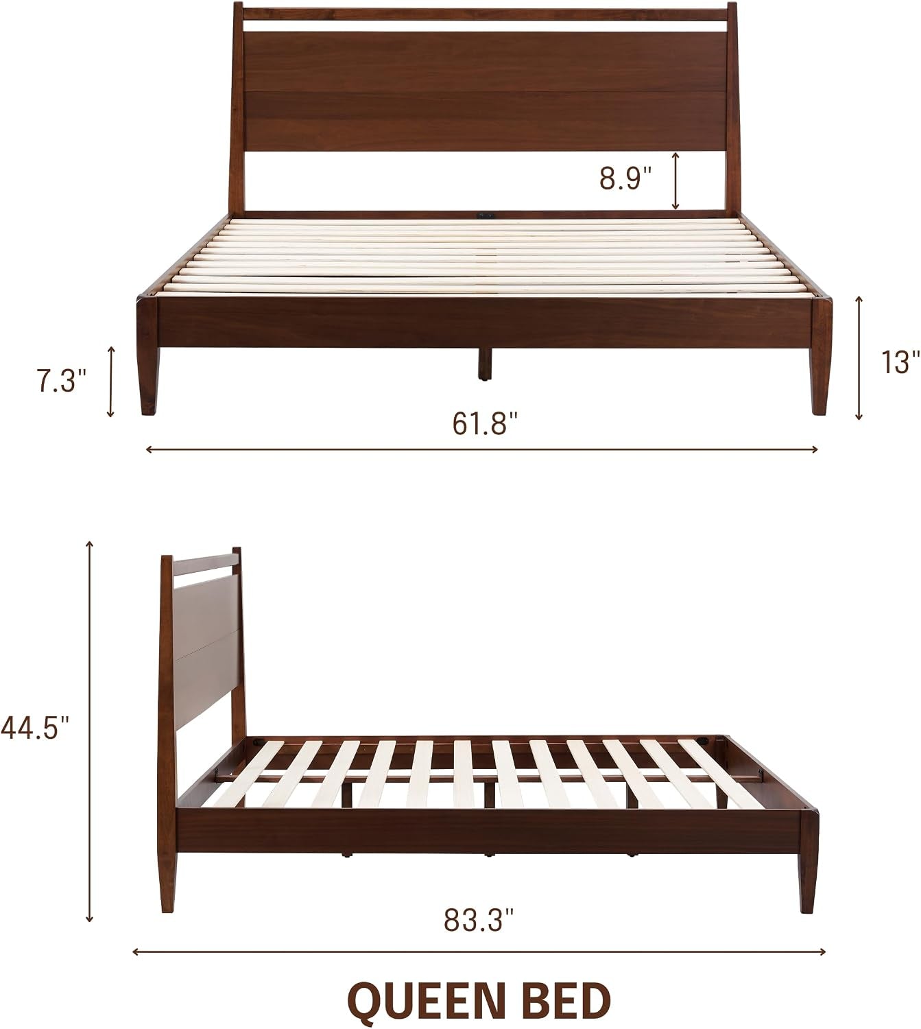 adept-wooden-bed-frame-with-headboard-crafted-from-walnut-rubber-wood-with-silent-slats-and-wood-central-supports-1000-lb-capacity-effortless-assembly-queen-dark-walnut