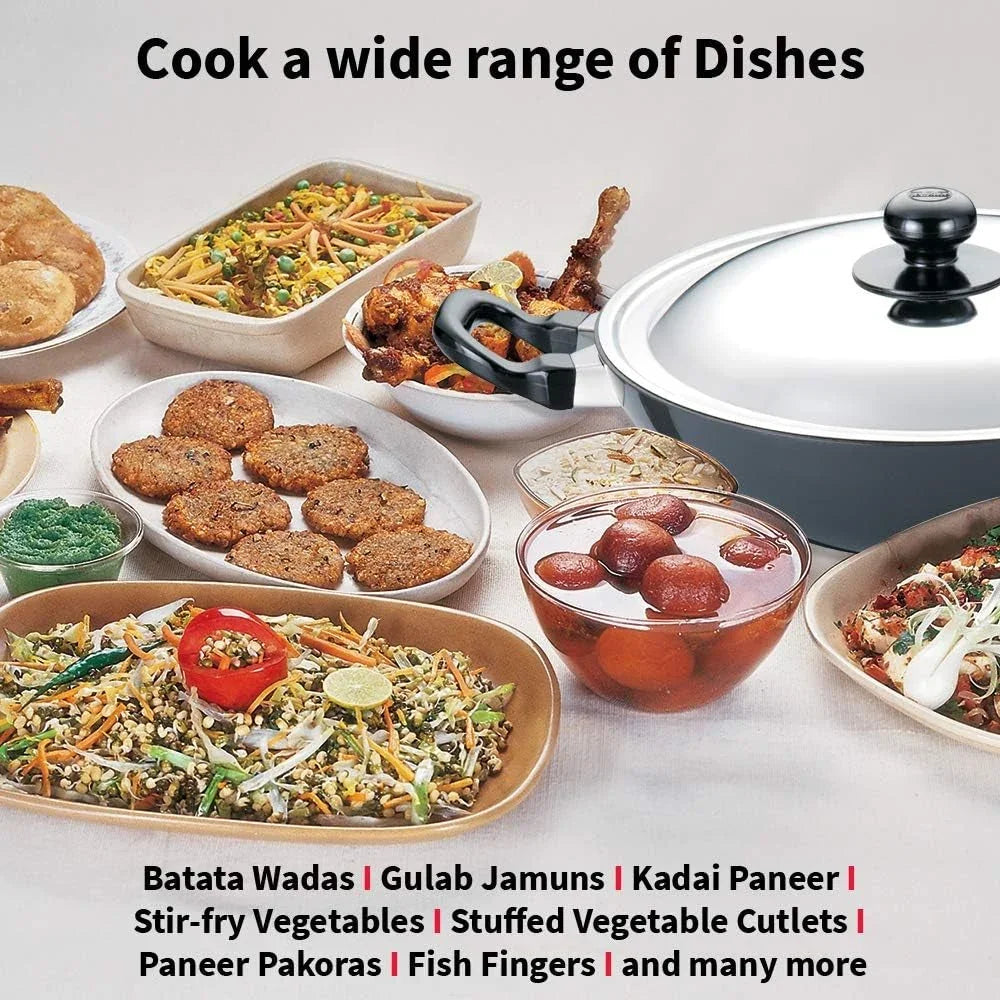 futura-nonstick-kadhai-2-5-l-26-cm-3-25-mm-with-ss-lid-black