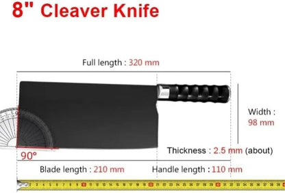 Meat Cleaver, Butcher Knife Stainless Steel Utility Knife Chef Cooking Cutting Cutter2