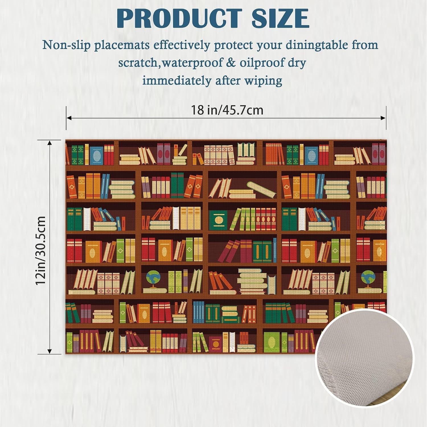 library-book-shelf-placemats-set-of-4-linen-place-mats-heat-resistant-non-slip-washable-table-mats-for-dining-kitchen-party-decor-12x18
