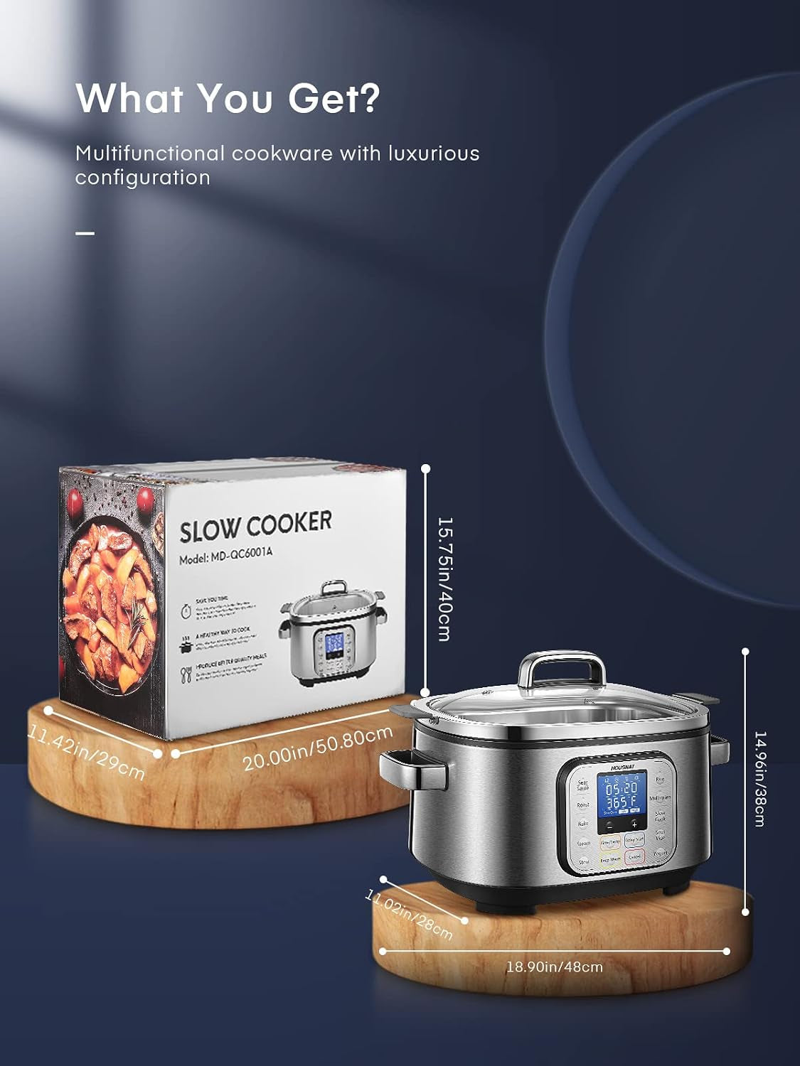 10-in-1-slow-cooker-6qt-stainless-steel-inner-pot-with-slow-cook-saute-steam-smart-timer-108-428-f-temperature-control-24h-delay-start