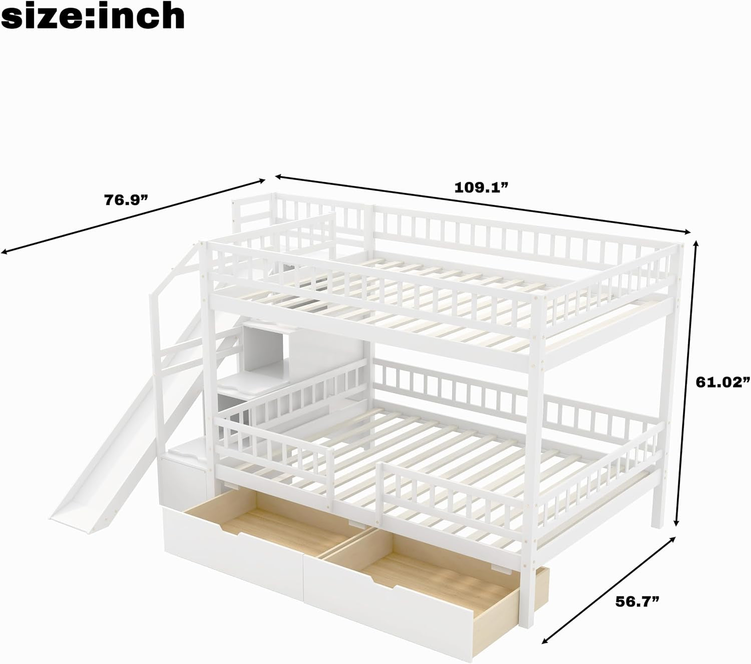full-over-full-bunk-bed-with-storage-staircase-slide-and-2-drawers-wood-bunk-bed-frame-for-kids-solid-pine-wood-bed-with-guardrail-no-box-spring-needed-white