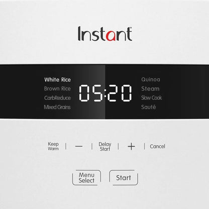Instantt Pot 12-Cup Rice & Grain Cooker with 8 Smart Programs, Delay Start, Keep Warm, Nonstick Pot, Stainless Steel, Dishwasher Safe, Easy One-Touch Cooking6