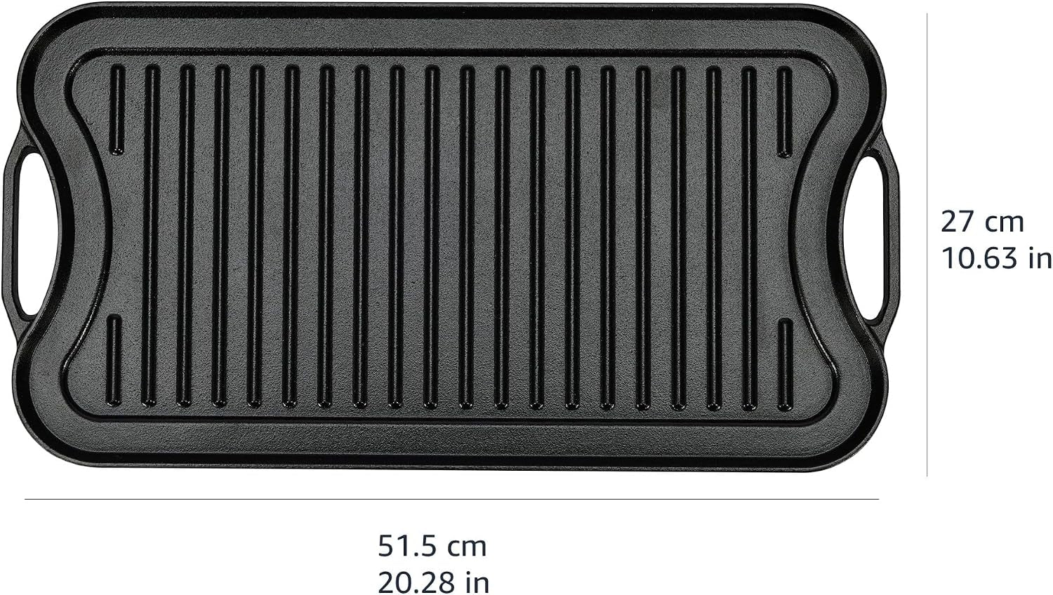 pre-seasoned-cast-iron-reversible-rectangular-grill-griddle-with-even-heat-distribution-black-20-x-10-63-x-0-98-inch