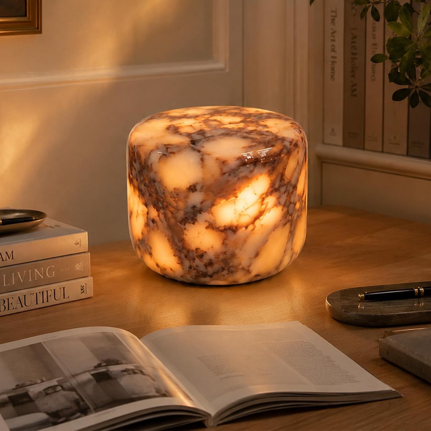 marble-night-light-touch-control-rechargeable-table-lamp-3-way-dimmable-cordless-led-bedside-lamp-usb-c-charging-natural-stone-decor-lamp-for-bedroom-desk-shelf-home-gift