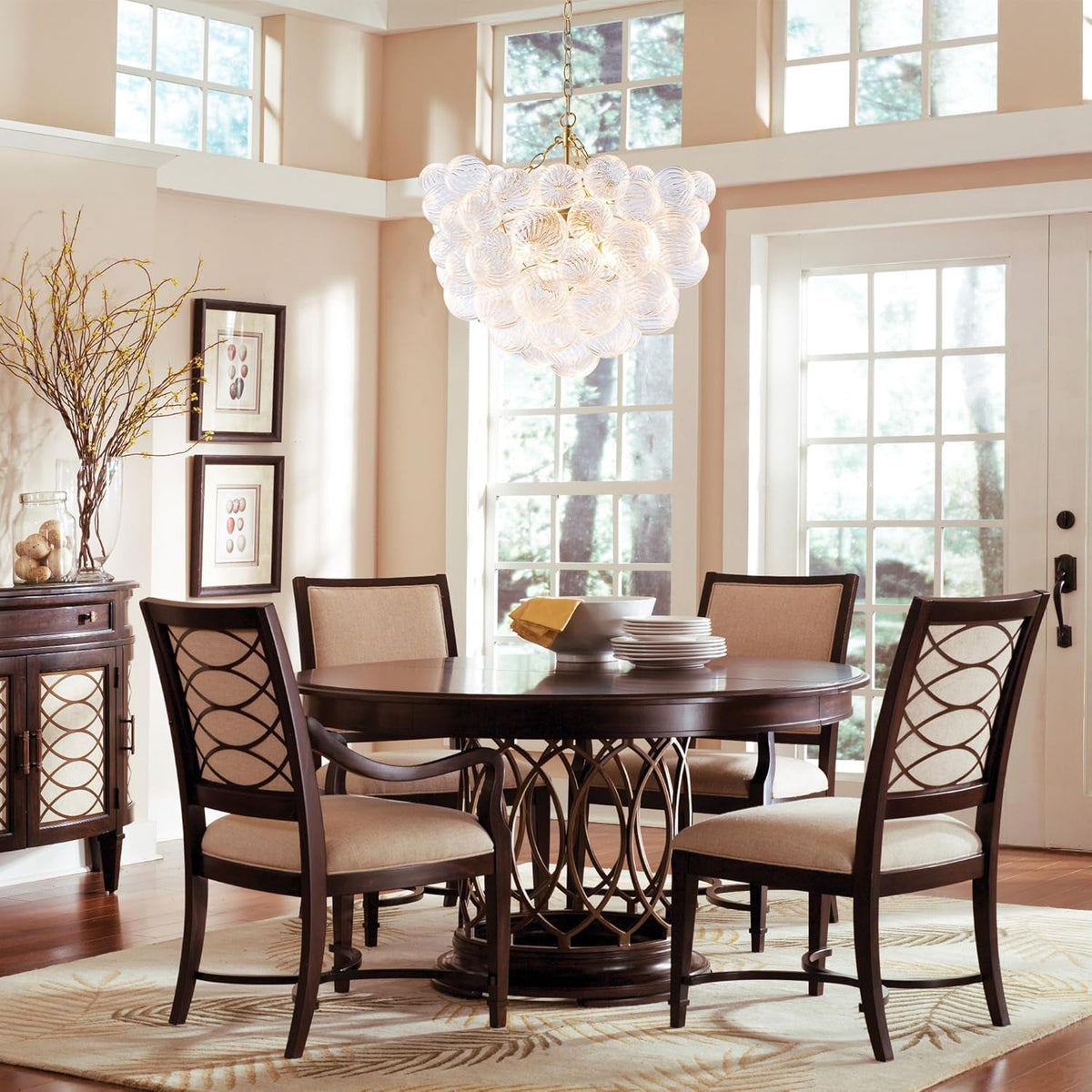 swirled-bubble-glass-chandelier-gold-and-clear-dia-20
