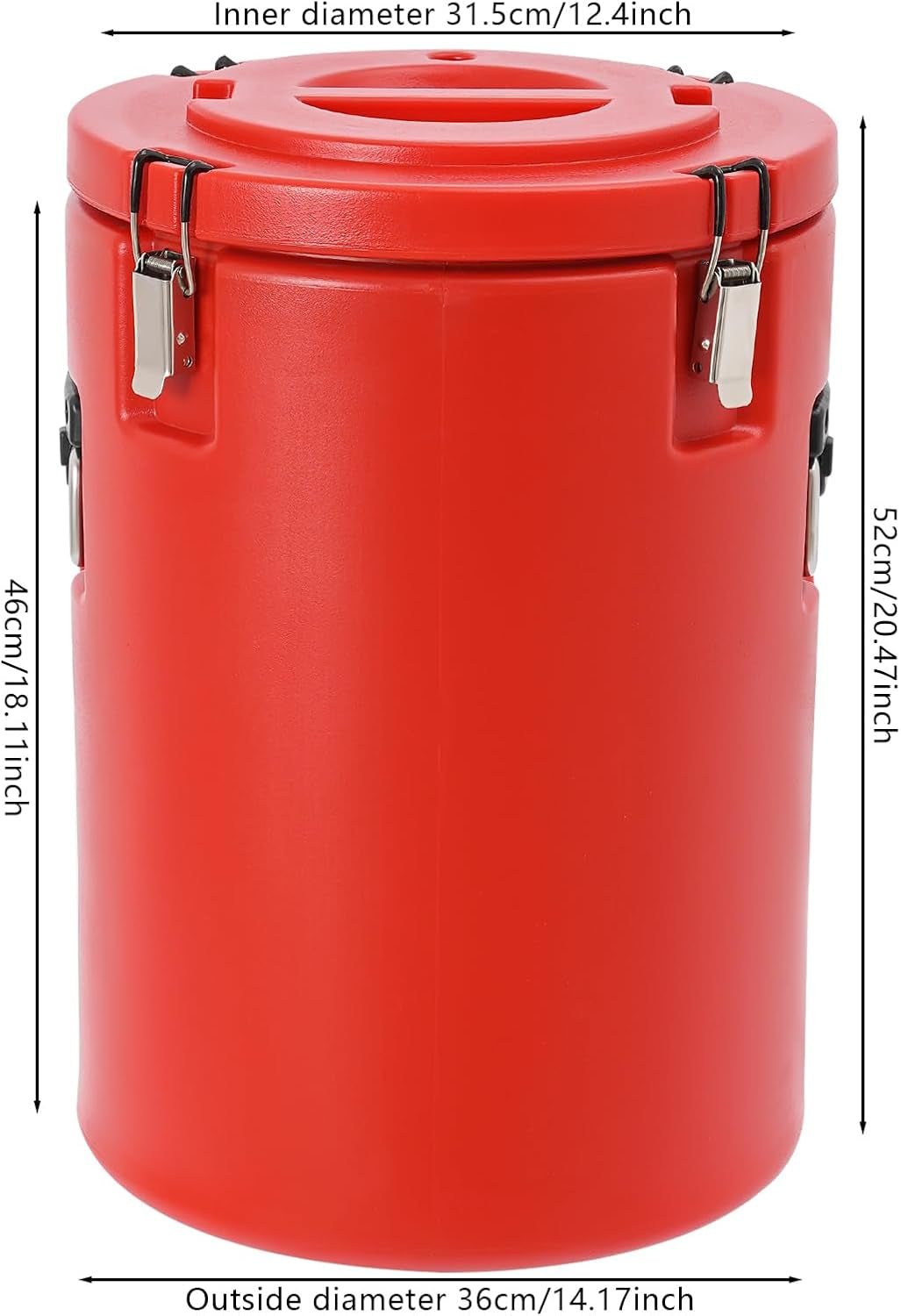 commercial-soup-container-40l-10-57gal-insulated-food-carrier-insulated-bucket-stainless-steel-food-warmer-soup-storage-container-commercial-insulated-drum-for-restaurant-kitchen-red