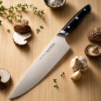 8” Chef Knife – Ultra Sharp German Steel, Ergonomic Handle6