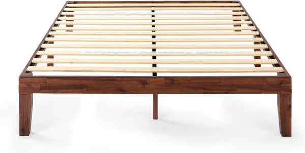 Naturalista Classic - 12 Inch Solid Wood Platform Bed with Wooden Slats, No Box Spring Needed, Easy Assembly, Queen, Espresso5
