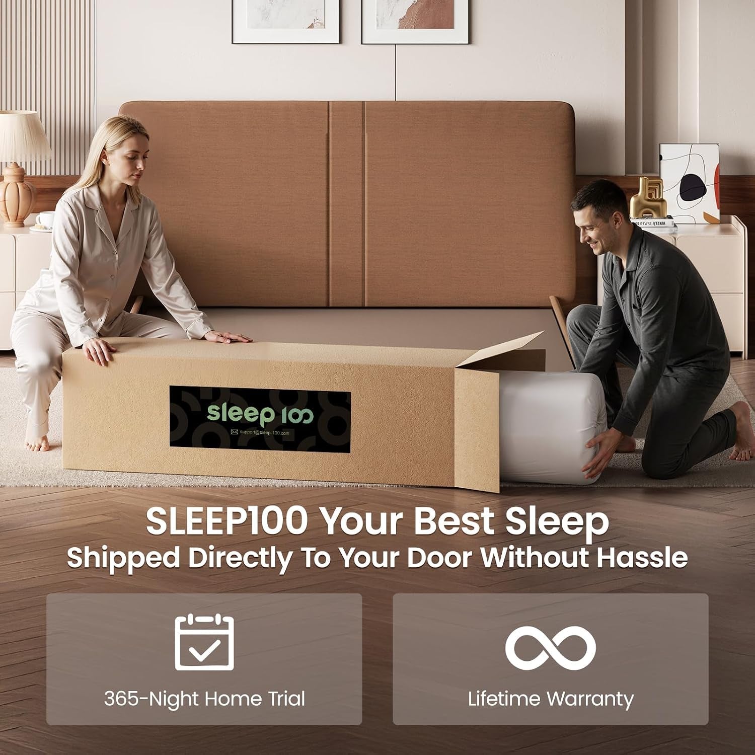 sleep-firm-mattress-with-extra-lumbar-shoulder-support-hotel-collection-hybrid-single-mattresses-pain-relief-fiberglass-free-365-night-trial-king-14-14-inches-firm-new-version