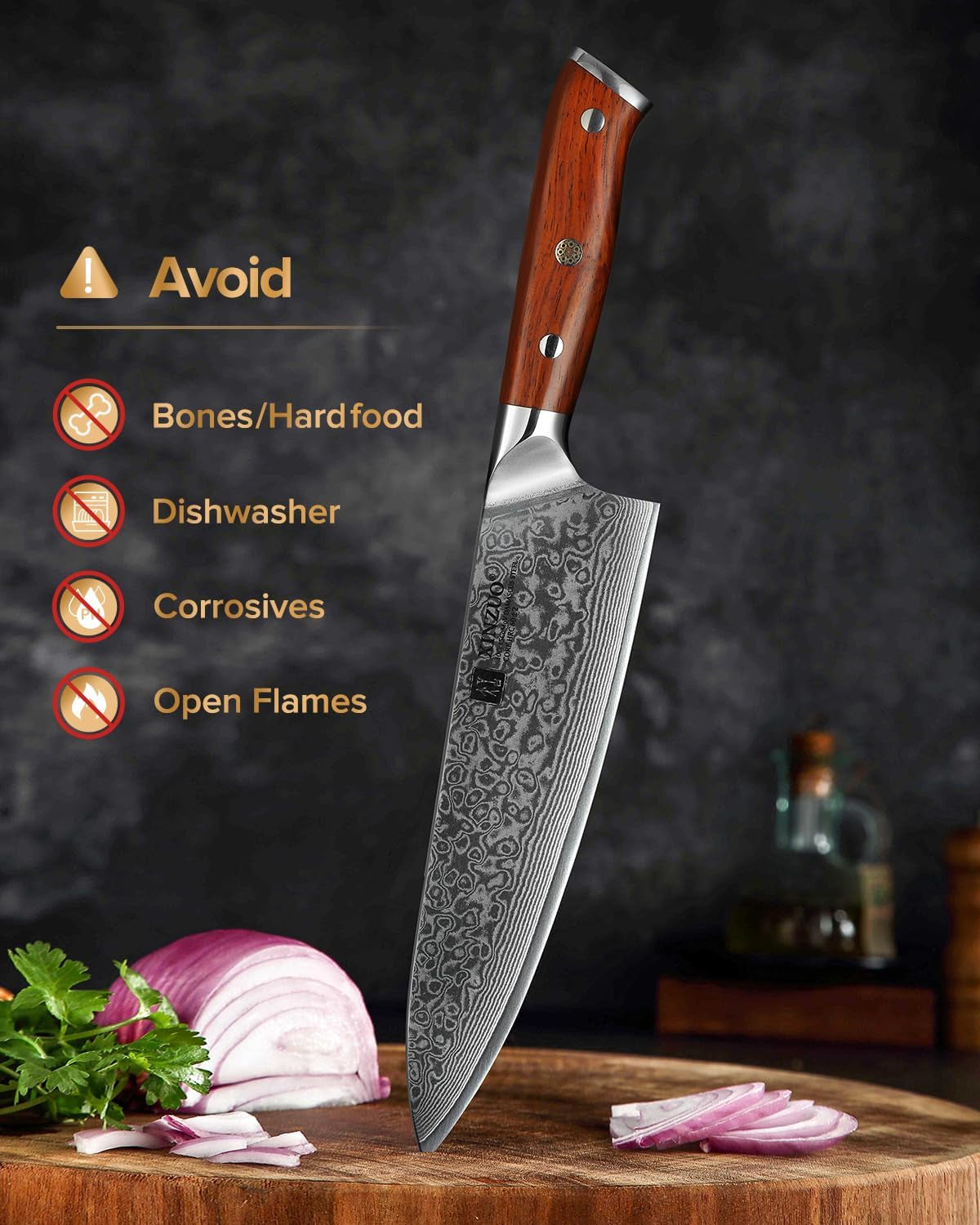 chef-knife-8-3-inch-vg-10-super-stainless-steel-gyuto-knife-for-professional-chefs-and-home-cooking-ultra-sharp-kitchen-knife-with-rosewood-handle-yu-series