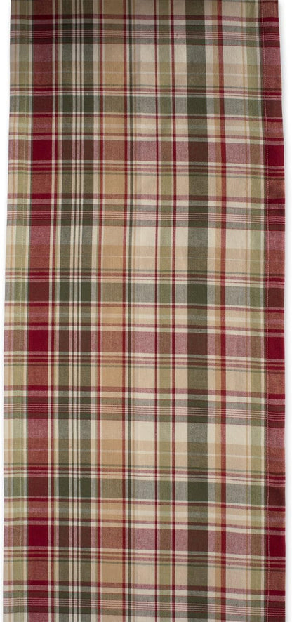 Give Thanks Plaid Fall Table Decor, Autumn & Thanksgiving Tabletop Linens, 14X72 Table Runner3