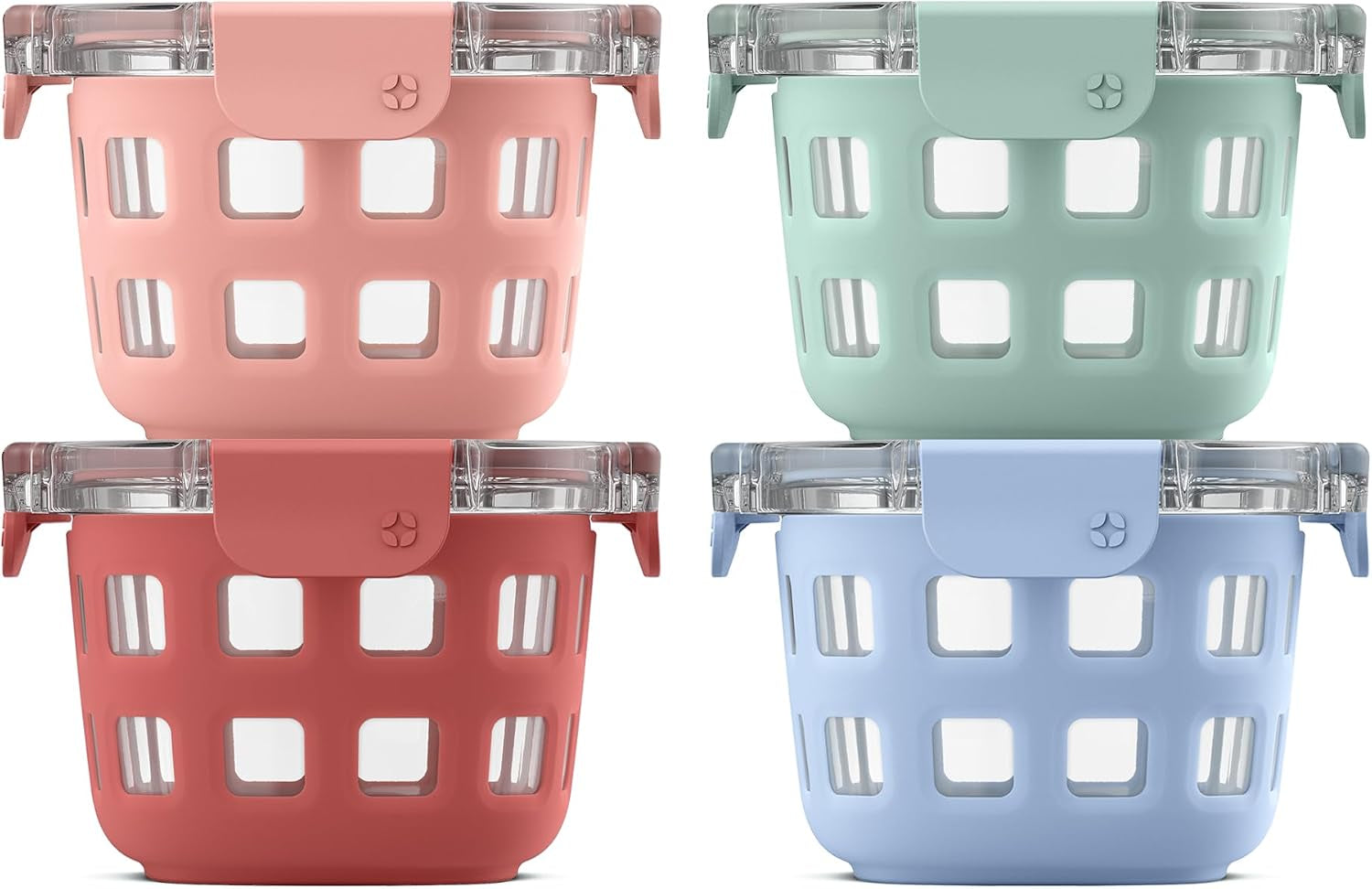 duraglass-2-cup-glass-storage-containers-with-lids-4-pack-melon