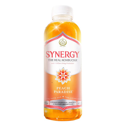 the Real Kombucha - Peach Paradise - 16 Fl Oz Bottle - Raw Probiotic Drink for Gut Health and Immune Support8