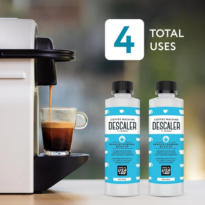 Coffee Machine Descaler, 2-Pack (1-Year Supply) Universal Descaling | Solution for Keurig, Nespresso, Breville, De’Longhi, Jura & Ninja – Coffee Maker Cleaner and Limescale Remover – Made in USA5
