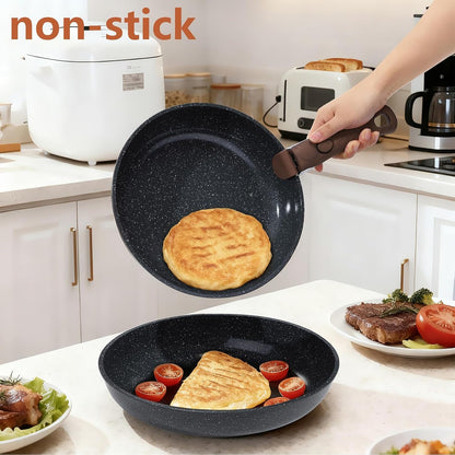 15PCS Ceramic Cookware Sets Detachable Handle Pots and Pans Set Non Stick (Black)4