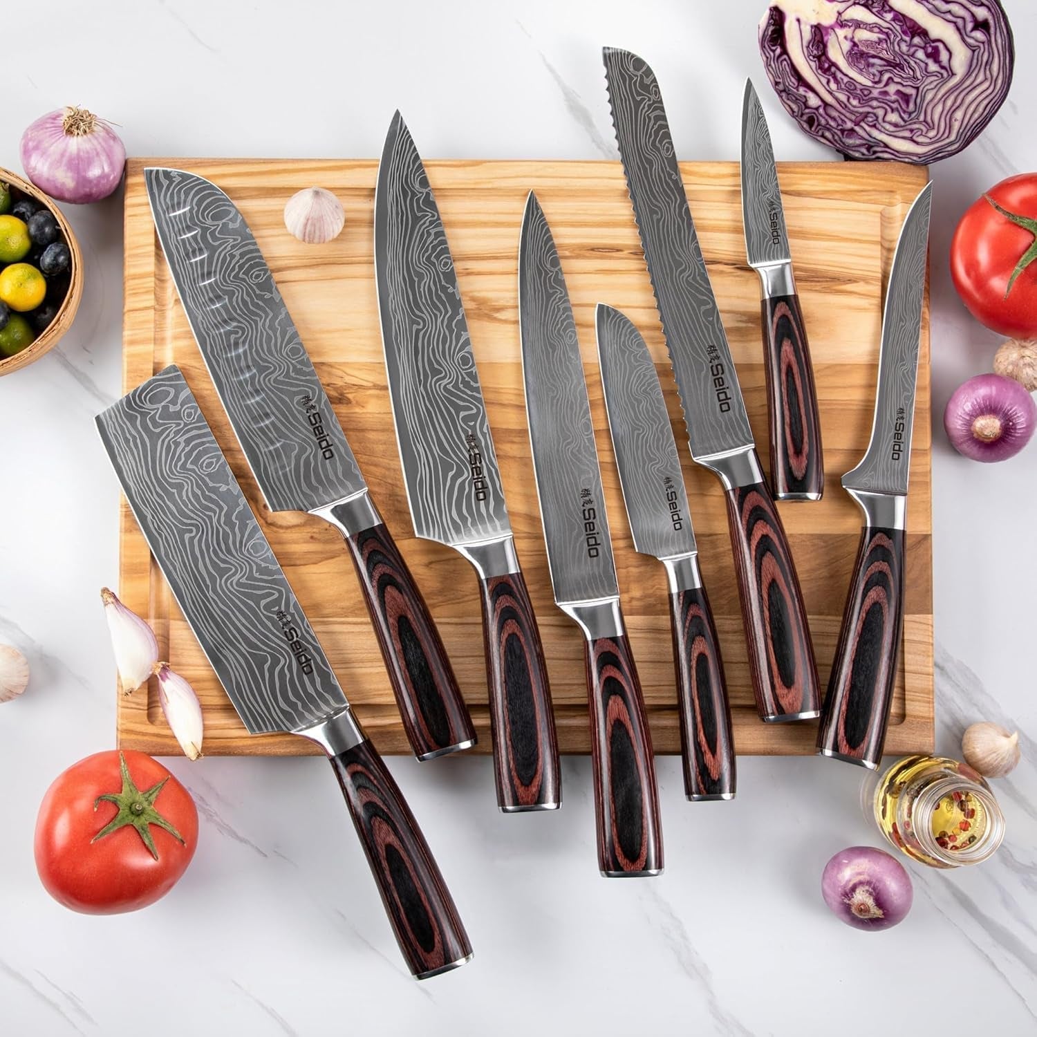 seido-master-17-piece-damascus-knife-block-set-acacia-wood-block