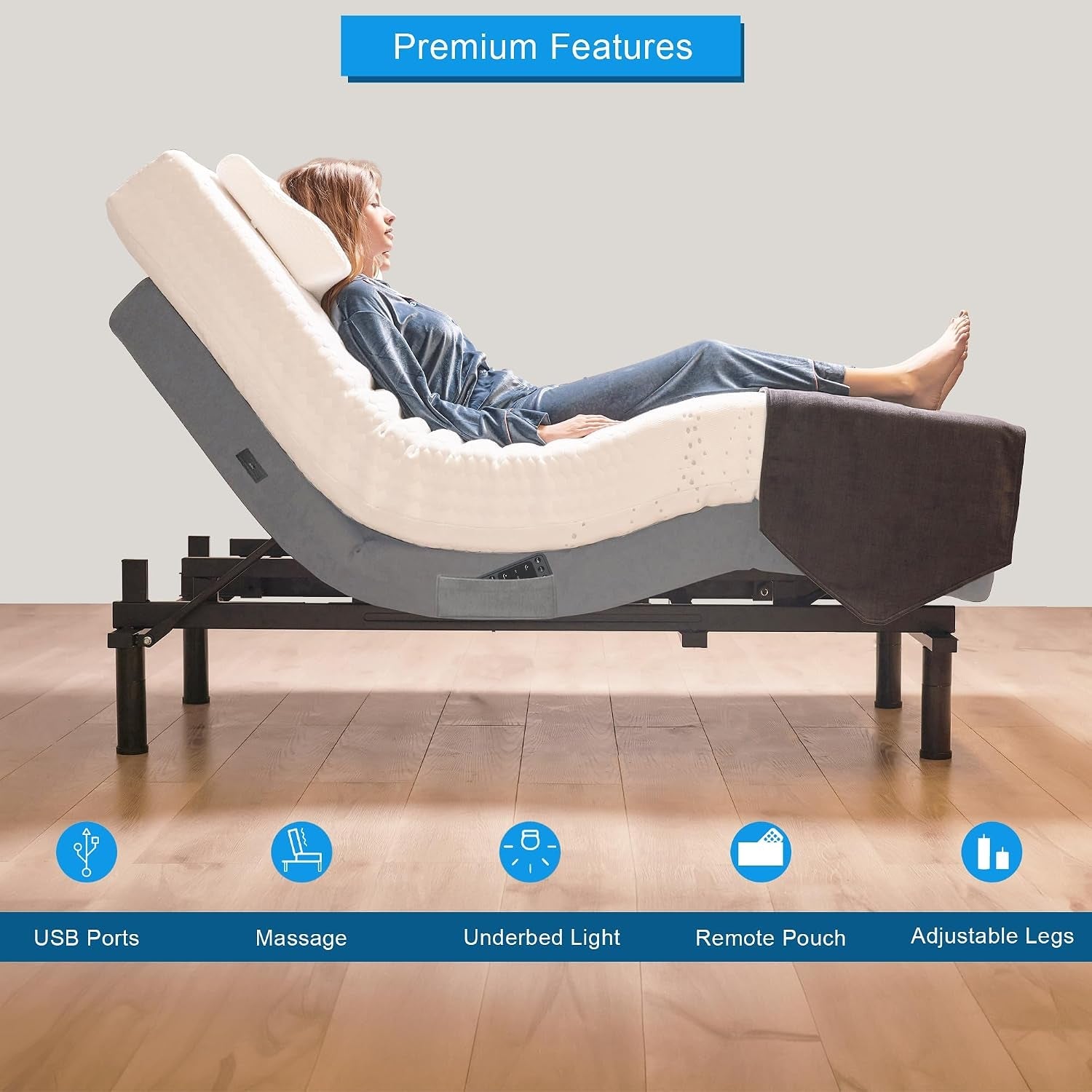 premium-king-adjustable-bed-with-14-inch-prime-gel-memory-foam-sleep-system-massage-zero-gravity-anti-snore-programmable-memory-positions-usb-underbed-lighting-zero-clearance