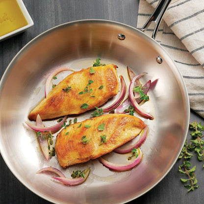 Boston Tri-Ply Clad Stainless Steel 10-Inch Frying Pan | Induction-Ready Skillet, Dishwasher-Safe, Nsf-Certified4