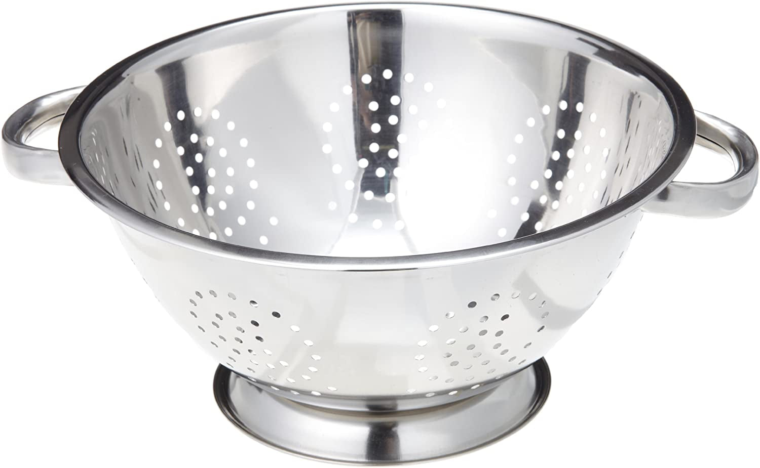 heavy-duty-stainless-steel-colander-5-qt-easy-grip-handles-self-draining-base-mirror-polished-dishwasher-safe-pack-of-1
