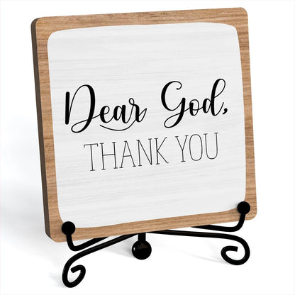 Home Decor, Farmhouse Shelf Table Decor, Christian Office Home Décor Accents for Living Room Mantle Coffee Bar Bookshelf Kitchen Entryway (B20)1