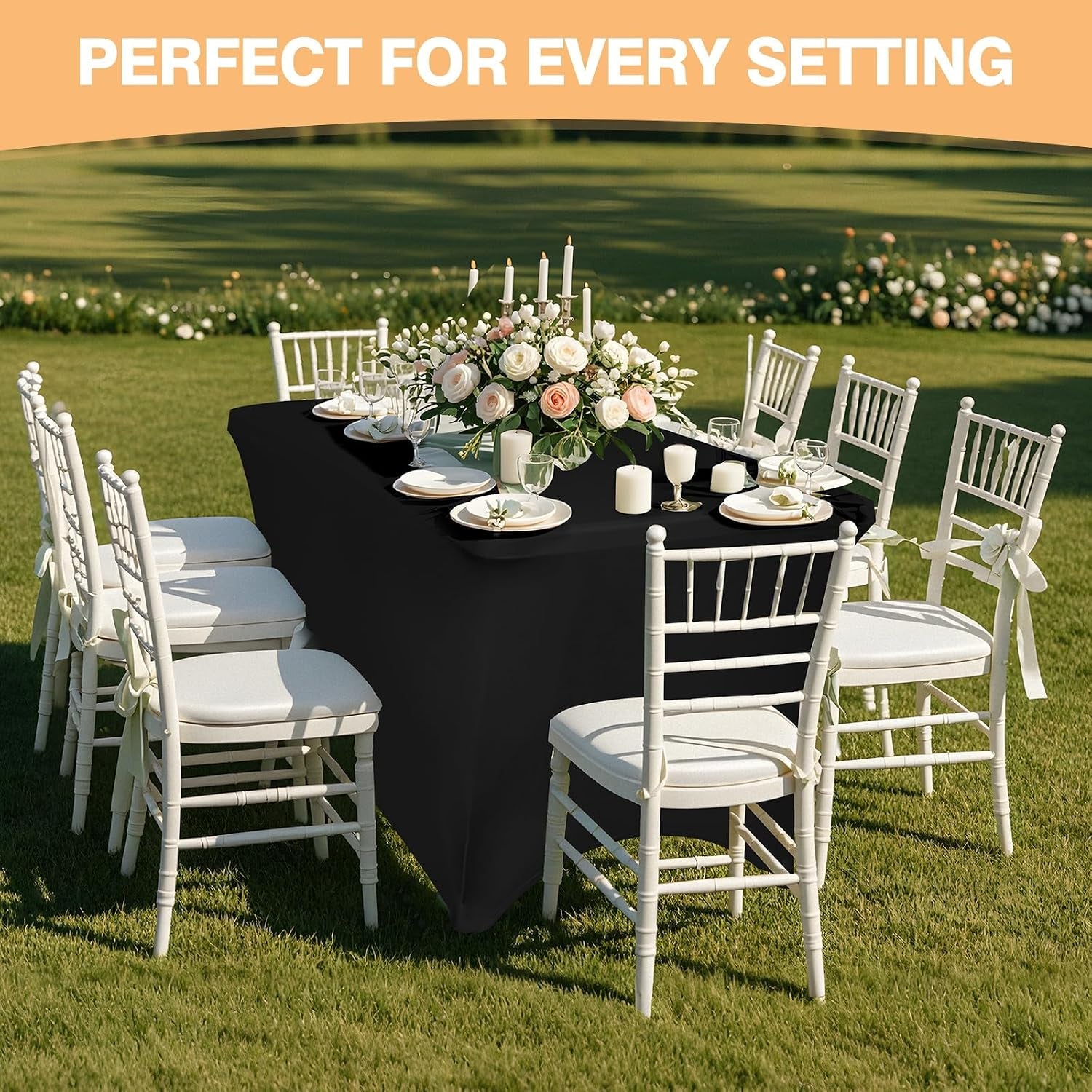 2-pack-4-feet-black-spandex-tablecloth-for-rectangular-tables-fitted-stretch-washable-wrinkle-resistant-perfect-for-event-wedding-party-banquet-cocktail-festival-and-table-protector