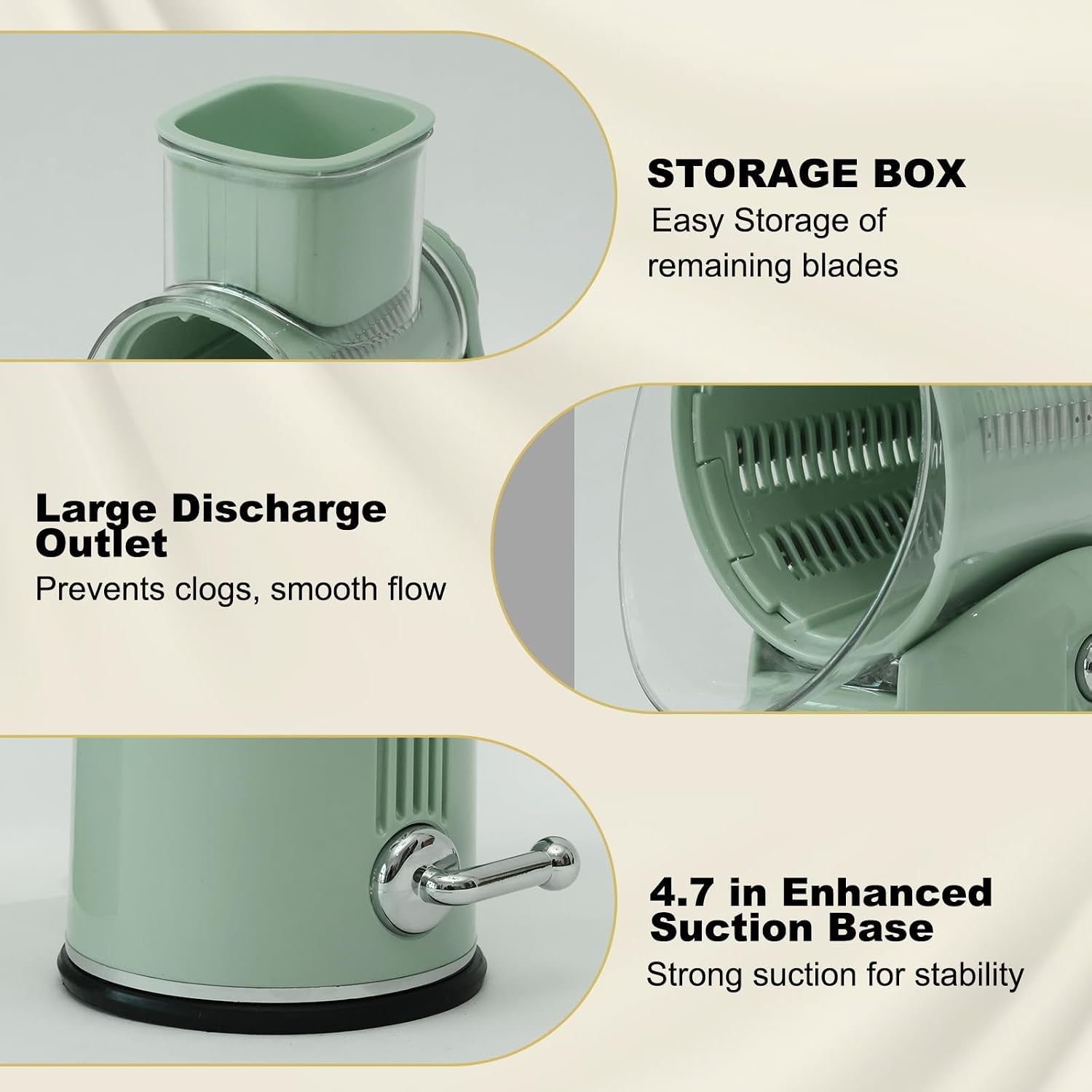 5-in-1-rotary-cheese-grater-and-vegetable-slicer-with-suction-base-green