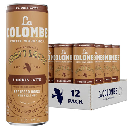 La Colombe Coffee, S'Mores Latte, Cold Brew Draft Latte, 11 Fl Oz Cans (Pack of 12)1