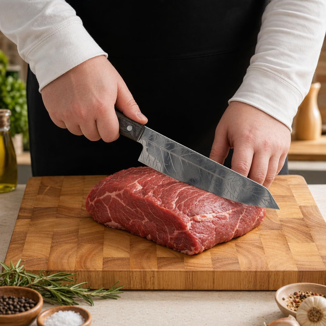 8-inch-leaf-etched-chef-knife-allwin-houseware-deep-electro-etched-leaf-pattern-with-3d-air-pocket-design-premium-stainless-steel-blade-ergonomic-wood-handle-for-kitchen-cooking-gift-grey