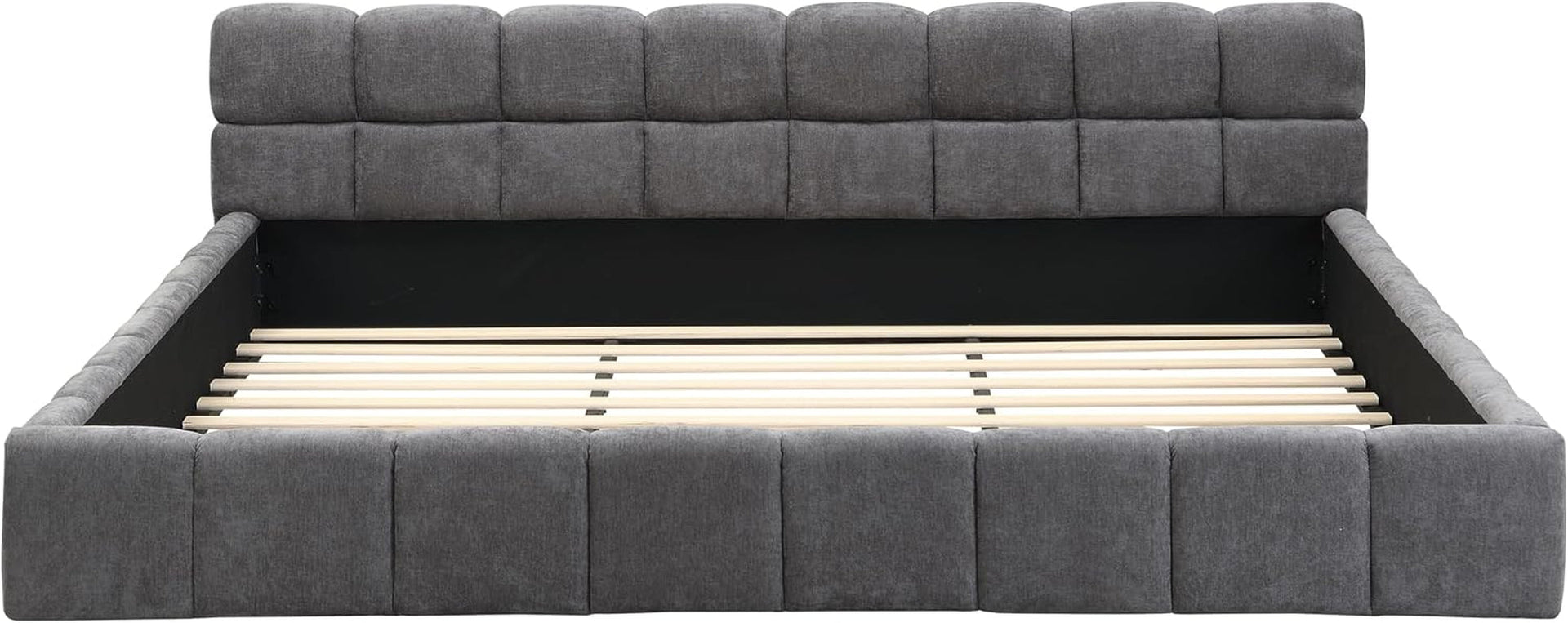 king-size-elegant-chenille-upholstered-platform-bed-with-thick-headboard-and-footboard-block-style-upholstery-grounded-bed-frame-gray