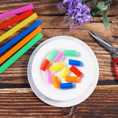 100 Pcs Jumbo Smoothie Straws, Colorful Disposable Wide-Mouth | Large Plastic Straws for Bubble Tea, Milkshakes, Thick Drinks7