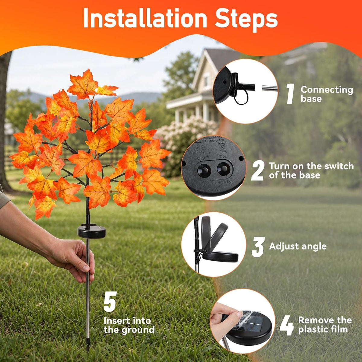 fall-decorations-outdoor-solar-lights-2pcs-thanksgiving-lights-40led-80-maple-leaves-stake-light-waterproof-8-lighting-modes-for-autumn-patio-garden-yard-outside-halloween-thanksgiving-decorations