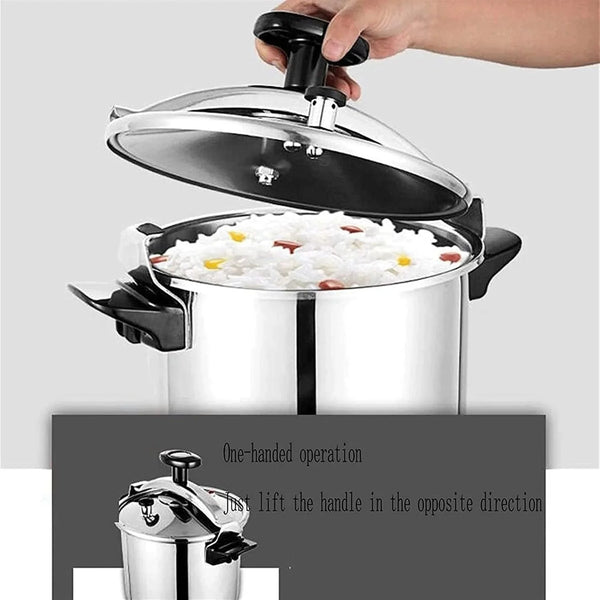 Multi-Purpose Electric Steamer, Pressure Cooker, 4/6/9 Litre, Thickened Stainless Steel Pressure Cooker (Size : 9L)6