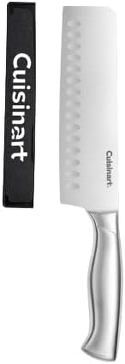 7" Nakiri Knife with Blade Guard, Stainless Steel Collection1