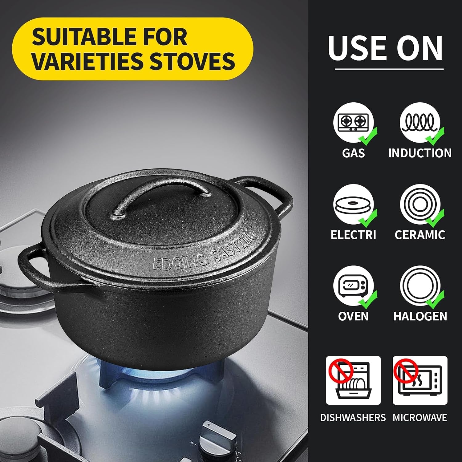 pre-seasoned-cast-iron-dutch-oven-pot-with-lid-dual-handle-sourdough-bread-baking-pots-bread-oven-camping-grill-induction-electric-round-5-quart-black