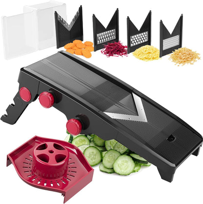 Austria Mandoline Slicer, Adjustable Vegetable Chopper, Grater1