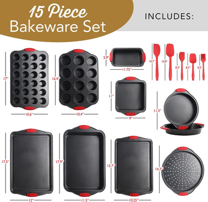 Baking Sheet Set, 29 Piece Baking Pans Set, Cookie Sheets for Baking2