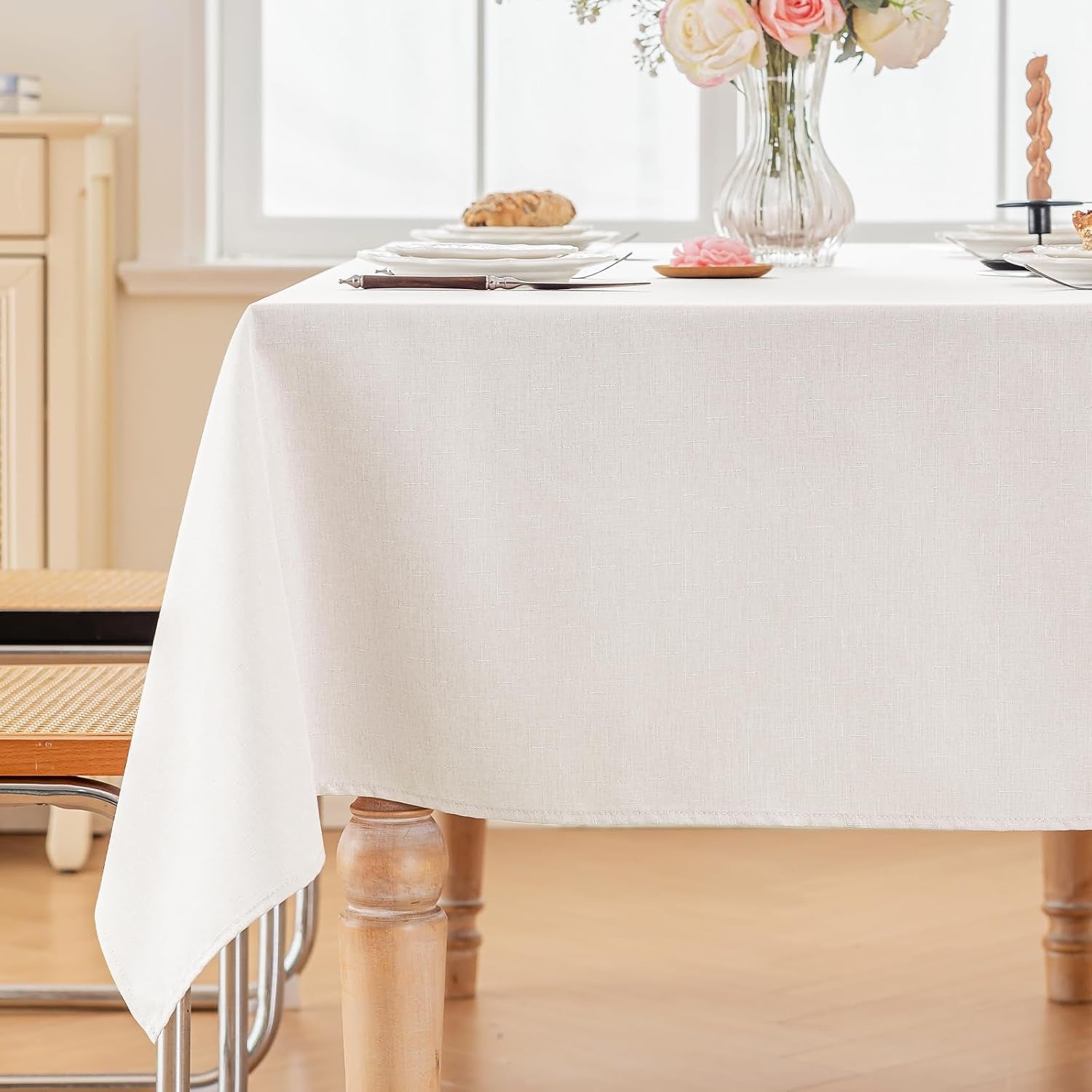 textured-table-cloth-for-rectangle-tables-60-75-inch-waterproof-linen-table-cloth-spill-proof-and-wrinkle-free-table-cover-for-dining-table-farmhouse-kitchen-parties-and-holidays-ivory-white